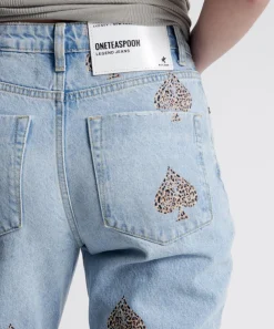 Denim Shorts|ONE TEASPOON Aced Legend High Waist Mom Fit Jeans