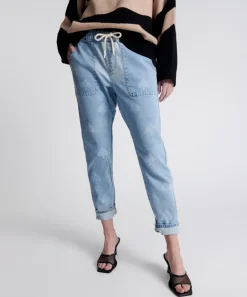 Denim Jeans|ONE TEASPOON Aced Shabbies Drawstring Boyfriend Jeans