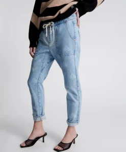 Denim Jeans|ONE TEASPOON Aced Shabbies Drawstring Boyfriend Jeans