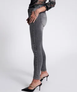 Denim Jeans|ONE TEASPOON Acid Grey Freebirds Ii High Waist Skinny Jeans