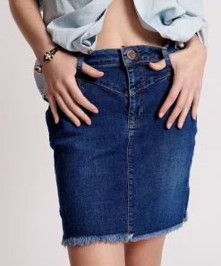 Denim Skirts|ONE TEASPOON Alabama Preacher High Waist Denim Skirt