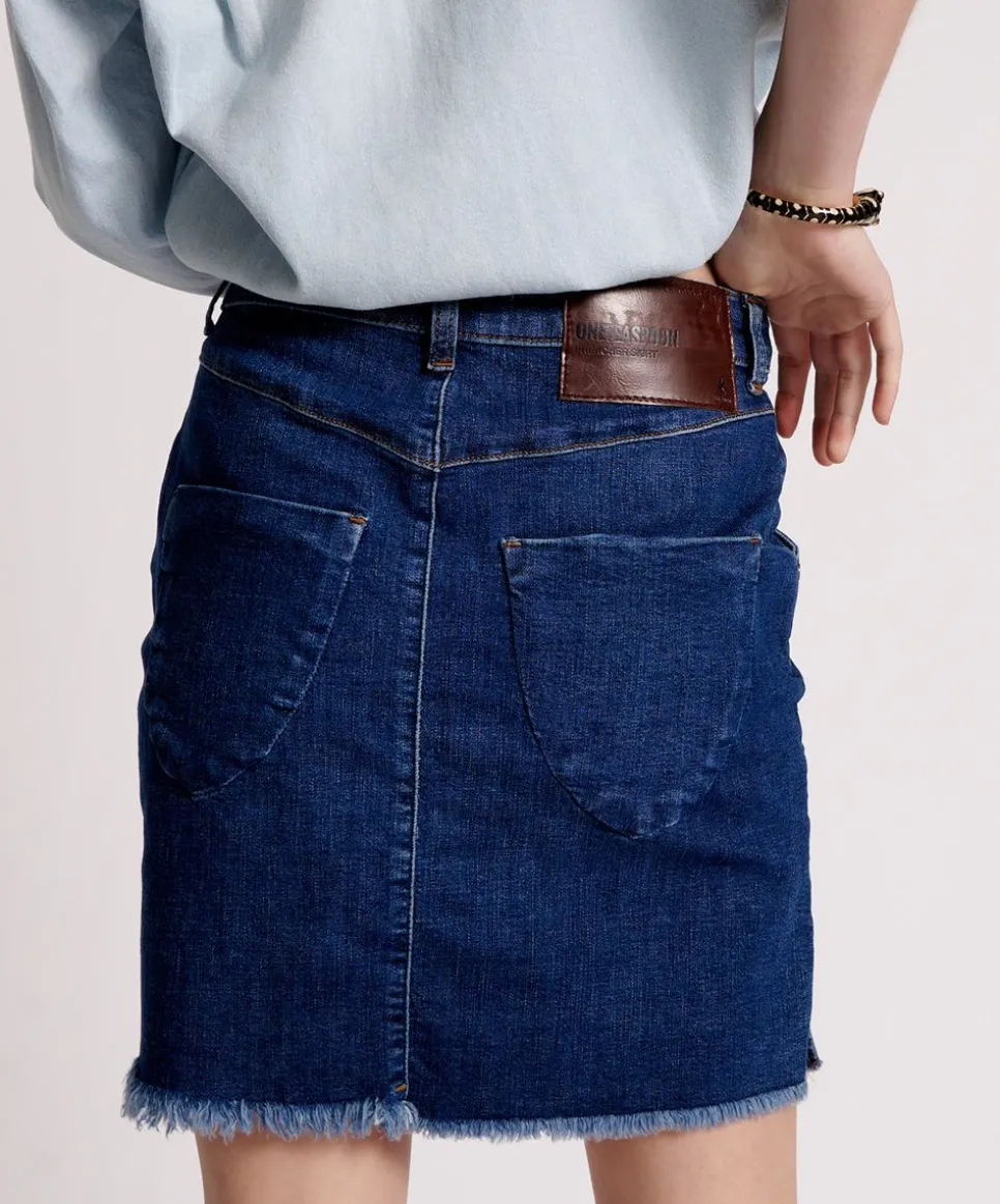 Denim Skirts|ONE TEASPOON Alabama Preacher High Waist Denim Skirt