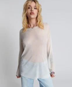 Tops|ONE TEASPOON Amity Sheer Rib Knit Top