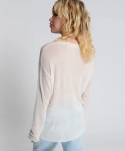 Tops|ONE TEASPOON Amity Sheer Rib Knit Top