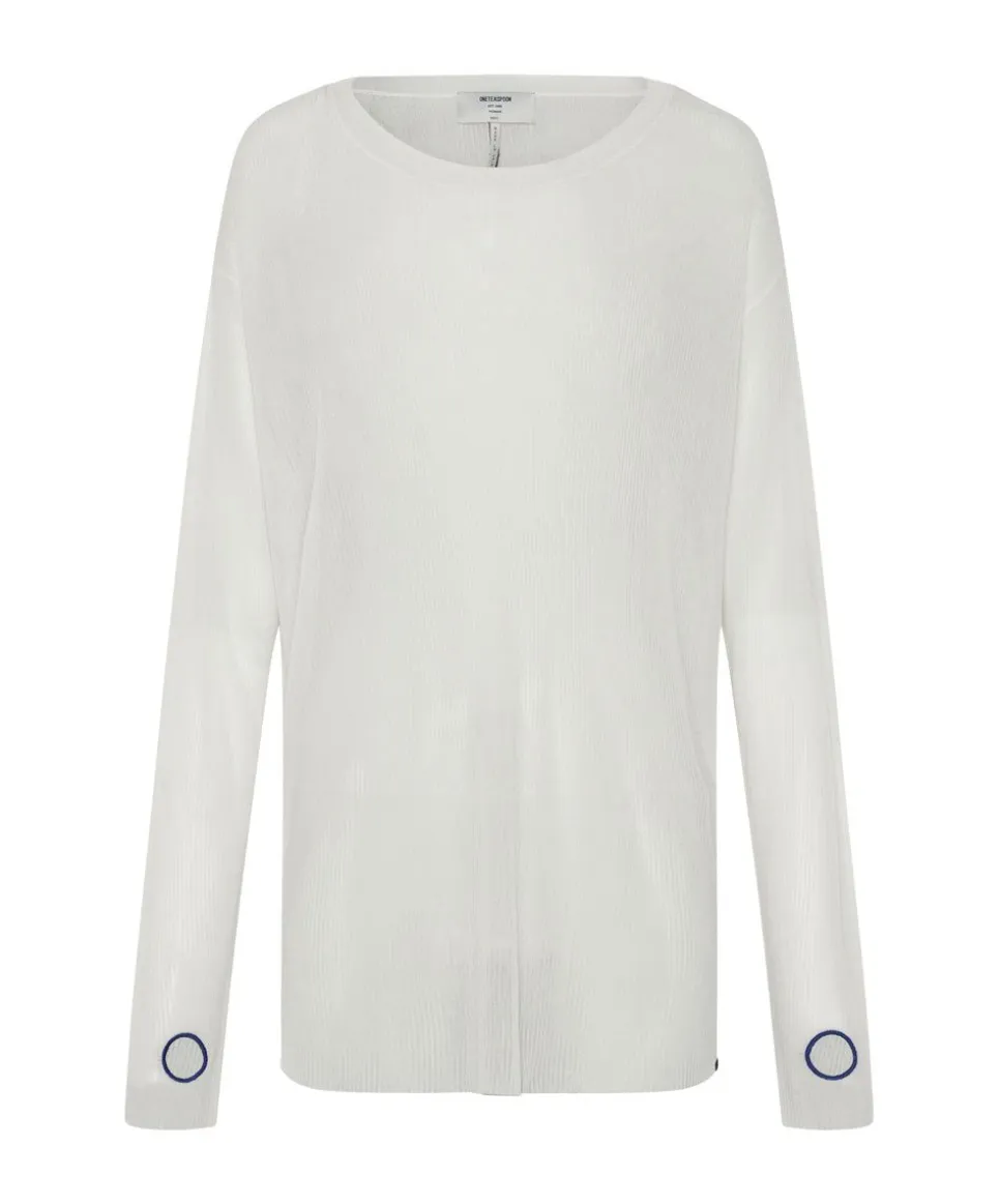 Tops|ONE TEASPOON Amity Sheer Rib Knit Top