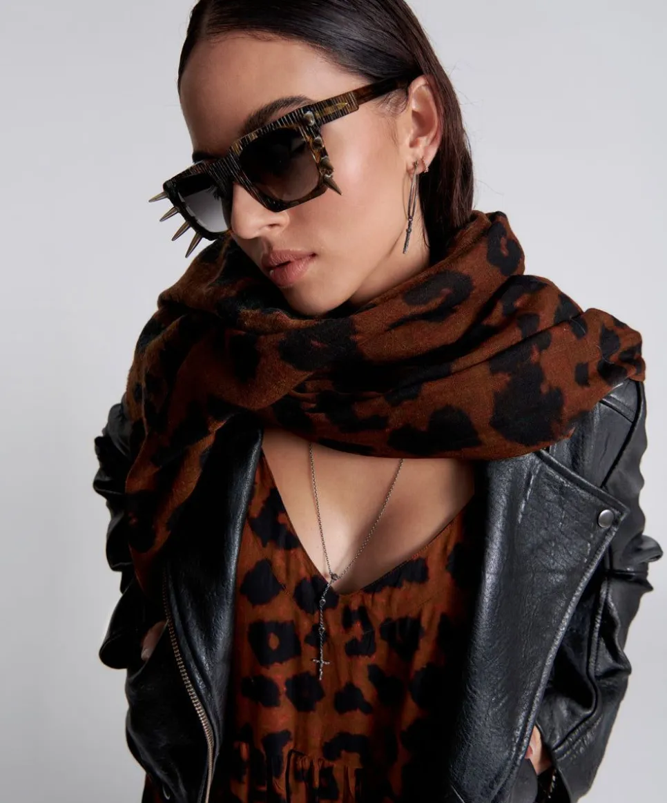 Accessories|ONE TEASPOON Animal Anarchy Wool Scarf