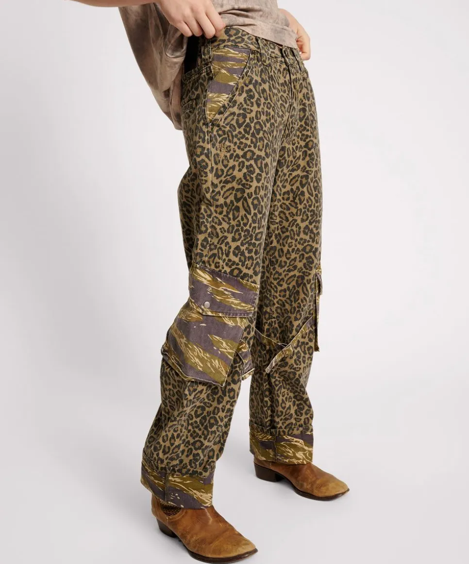 Denim Jeans|ONE TEASPOON Animal Camo Luna Utility Pants