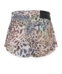 Denim Shorts|ONE TEASPOON Animal Outlaws Mid Length Denim Shorts