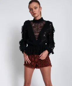 Shirts|ONE TEASPOON Awakened Embroidered Longsleeve Top