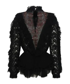 Shirts|ONE TEASPOON Awakened Embroidered Longsleeve Top