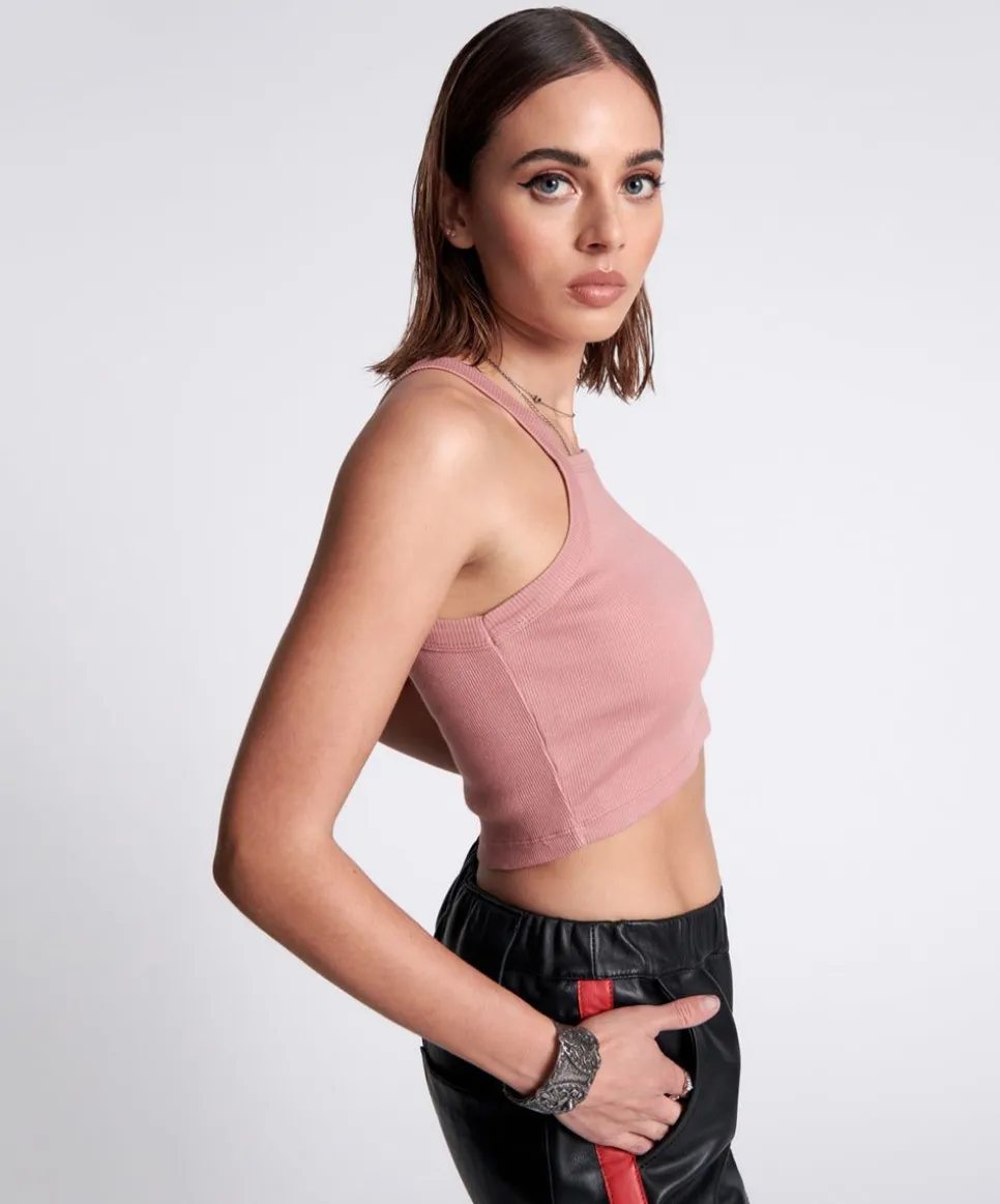 Tees & Tanks|ONE TEASPOON Bamboo Logo Rally Tank