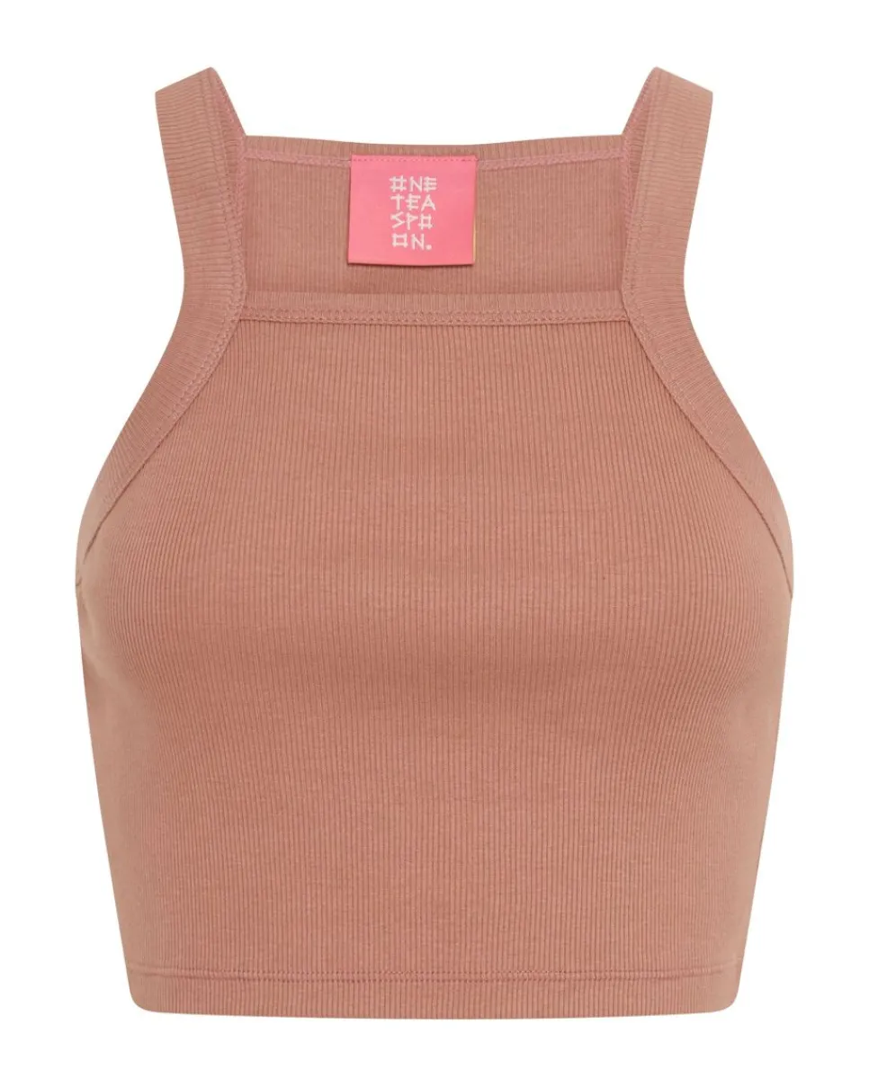 Tees & Tanks|ONE TEASPOON Bamboo Logo Rally Tank