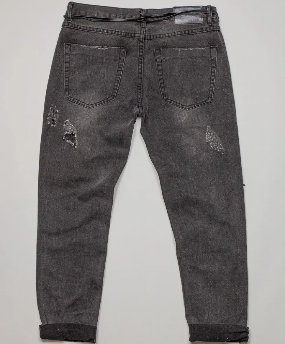 Denim Jeans|ONE TEASPOON Basalt Black Awesome Baggies