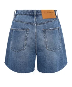 Denim Shorts|ONE TEASPOON Bay Blue Legend High Waist Mom Fit Shorts