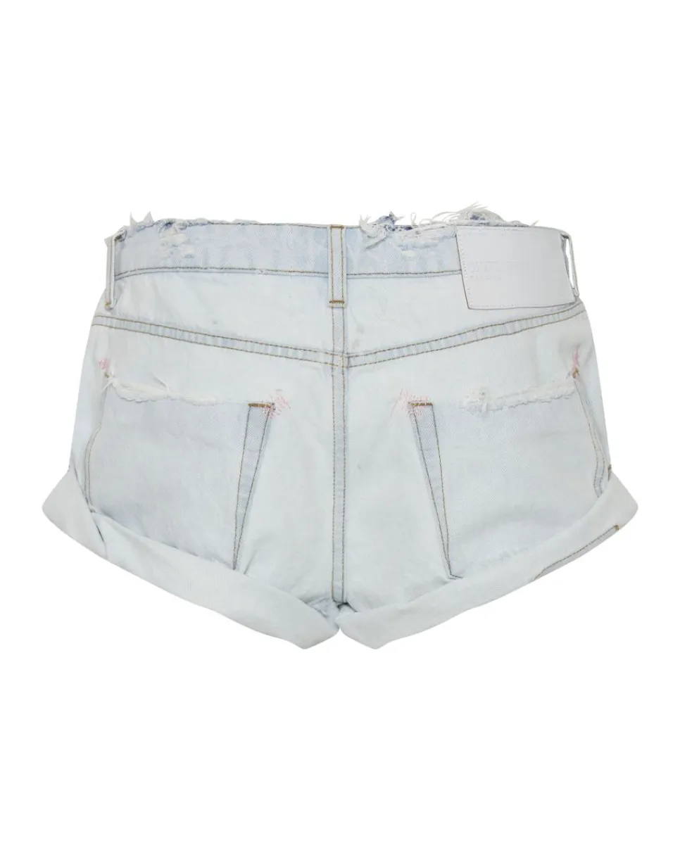 Denim Shorts|ONE TEASPOON Bel Air Blue Bandits Low Waist Denim Shorts
