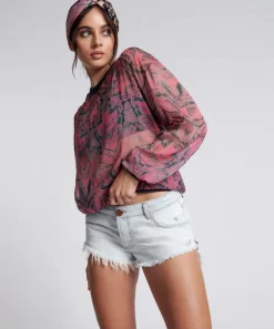 Denim Shorts|ONE TEASPOON Bel Air Blue Bonita Low Waist Denim Shorts