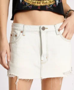 Denim Skirts|ONE TEASPOON Bel Air Blue Sloane Denim Mini Skirt