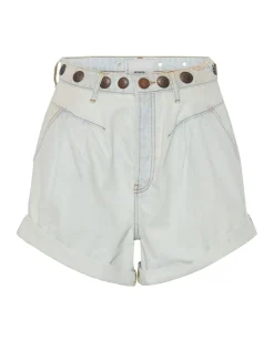 Denim Shorts|ONE TEASPOON Bel Air Blue Streetwalker High Waist Denim Shorts