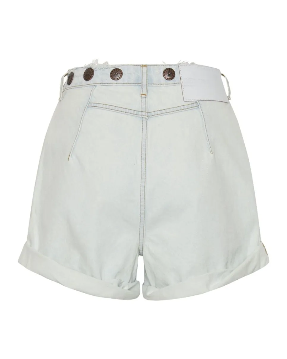 Denim Shorts|ONE TEASPOON Bel Air Blue Streetwalker High Waist Denim Shorts