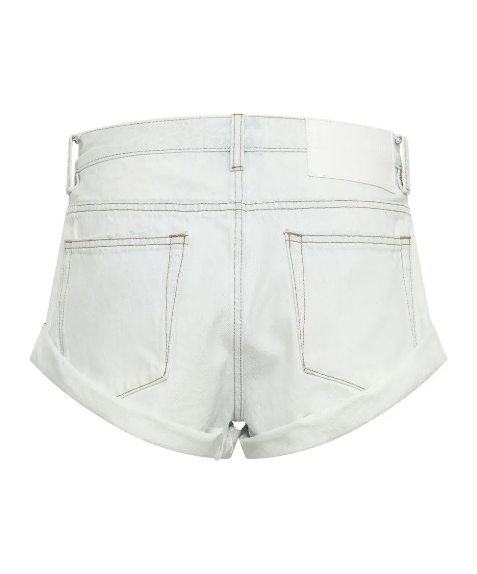 Denim Shorts|ONE TEASPOON Bel Air Stripe Bandits Low Waist Denim Shorts