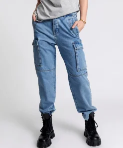 Bottoms|ONE TEASPOON Berlin Blue Cargo Motion Jeans