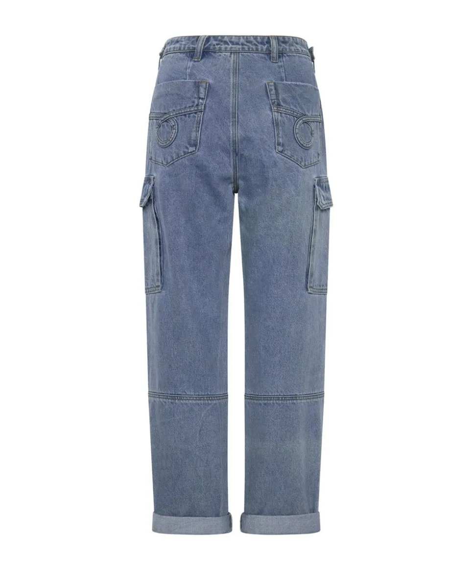 Bottoms|ONE TEASPOON Berlin Blue Cargo Motion Jeans