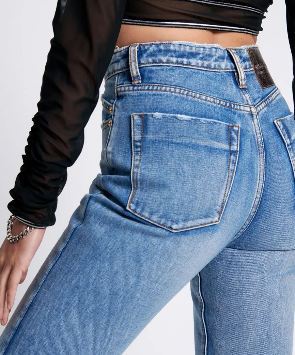 Denim Jeans|ONE TEASPOON Berlin Blue Legend High Waist Mom Jeans