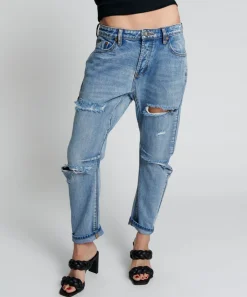 Denim Jeans|ONE TEASPOON Berlin Blue Messed Up Saints Boyfriend Pants