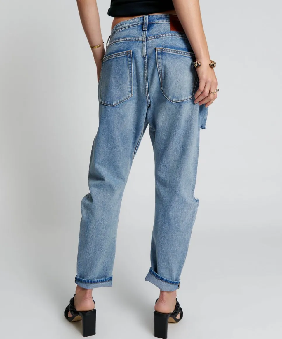 Denim Jeans|ONE TEASPOON Berlin Blue Messed Up Saints Boyfriend Pants