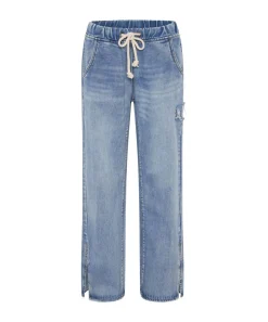 Denim Jeans|ONE TEASPOON Berlin Blue Roadhouse Wide Leg Drawstring Jeans