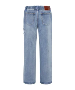 Denim Jeans|ONE TEASPOON Berlin Blue Roadhouse Wide Leg Drawstring Jeans