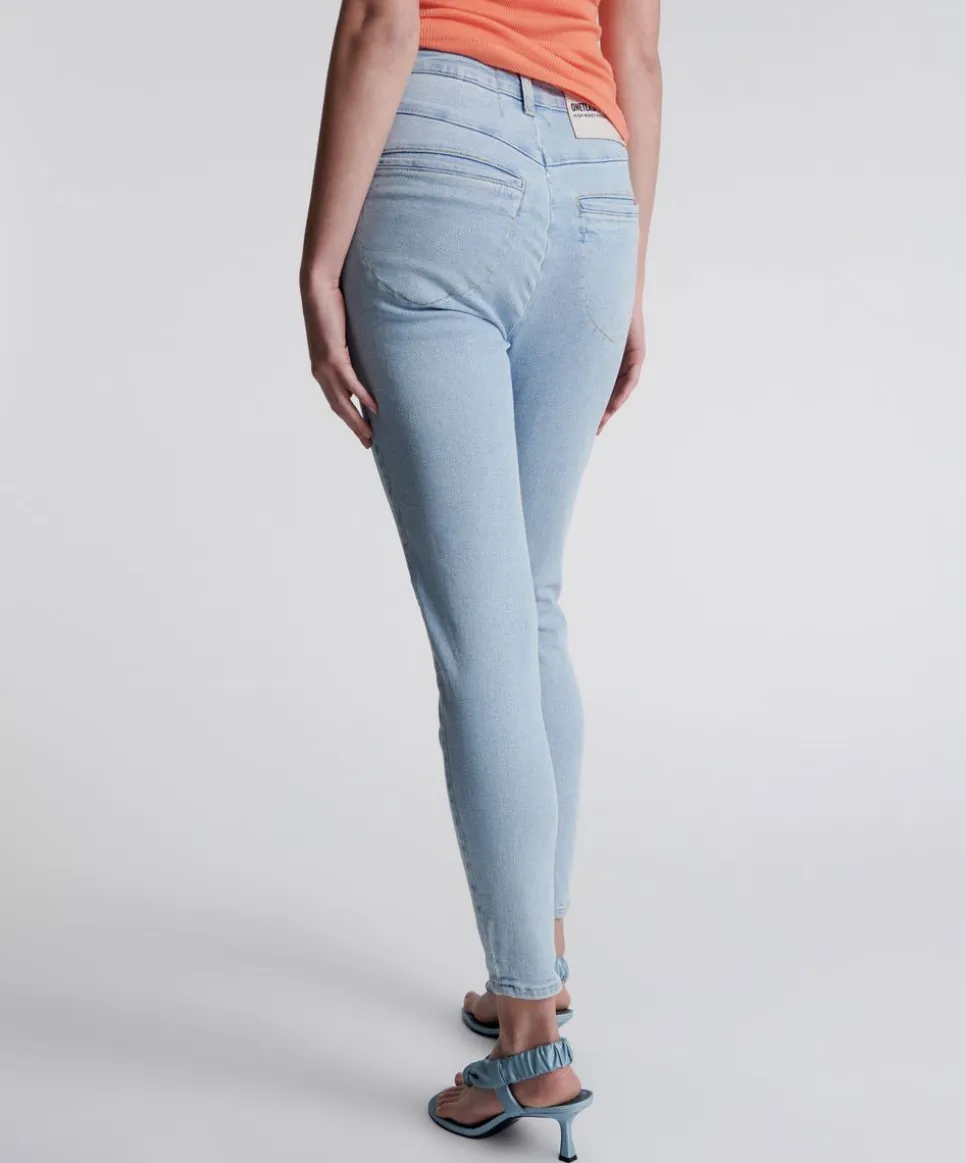 Denim Jeans|ONE TEASPOON Best Blue Preachers High Waist Skinny Jeans