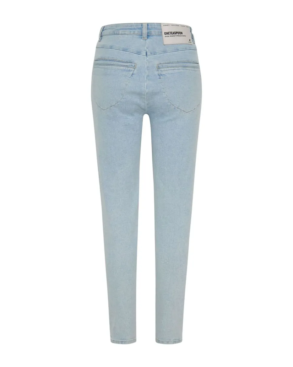 Denim Jeans|ONE TEASPOON Best Blue Preachers High Waist Skinny Jeans