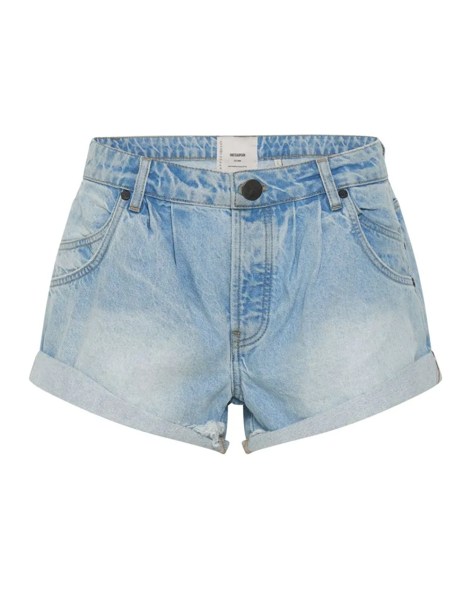 Denim Shorts|ONE TEASPOON Best Blue Smiths Tailored Low Waist Denim Shorts