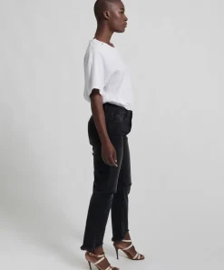 Denim Jeans|ONE TEASPOON Black Anchor Truckers Mid Rise Straight Leg Jeans