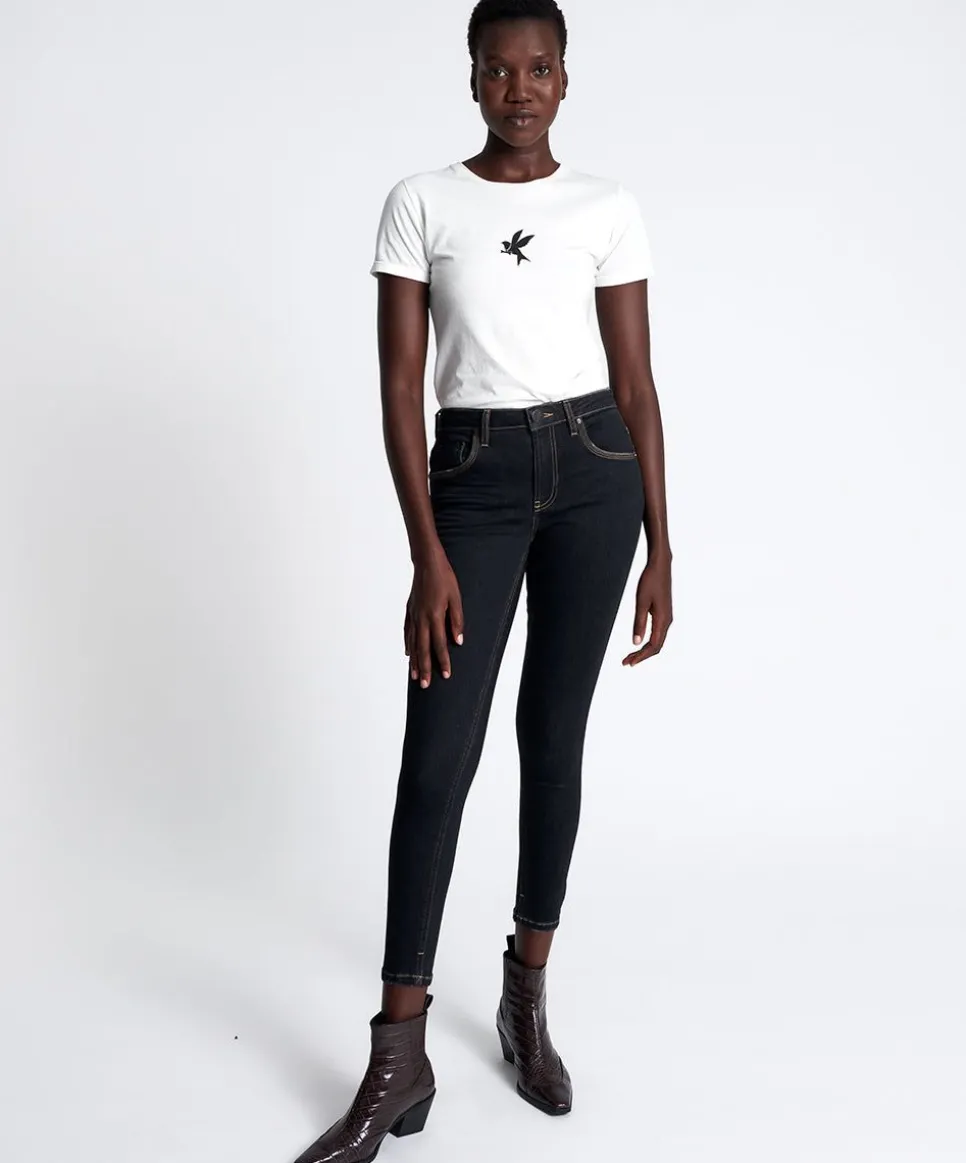 Denim Jeans|ONE TEASPOON Black Dawn Freebirds Ii High Waist Skinny Jeans