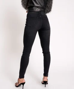 Denim Jeans|ONE TEASPOON Black Ink Freebirds Ii High Waist Fitted Jeans