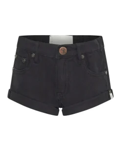 Clothing|ONE TEASPOON Black Kids Bandit Shorts