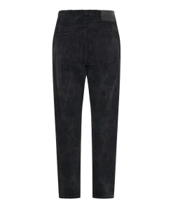 Denim Jeans|ONE TEASPOON Black Lace Shabbies Drawstring Boyfriend Jeans