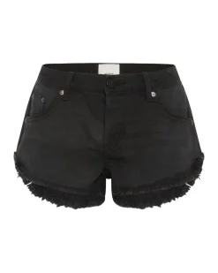Denim Shorts|ONE TEASPOON Black Oak Dukes Low Waist Mini Denim Shorts
