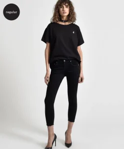 Denim Jeans|ONE TEASPOON Black Punk Freebirds Ii Low Waist Skinny Jeans