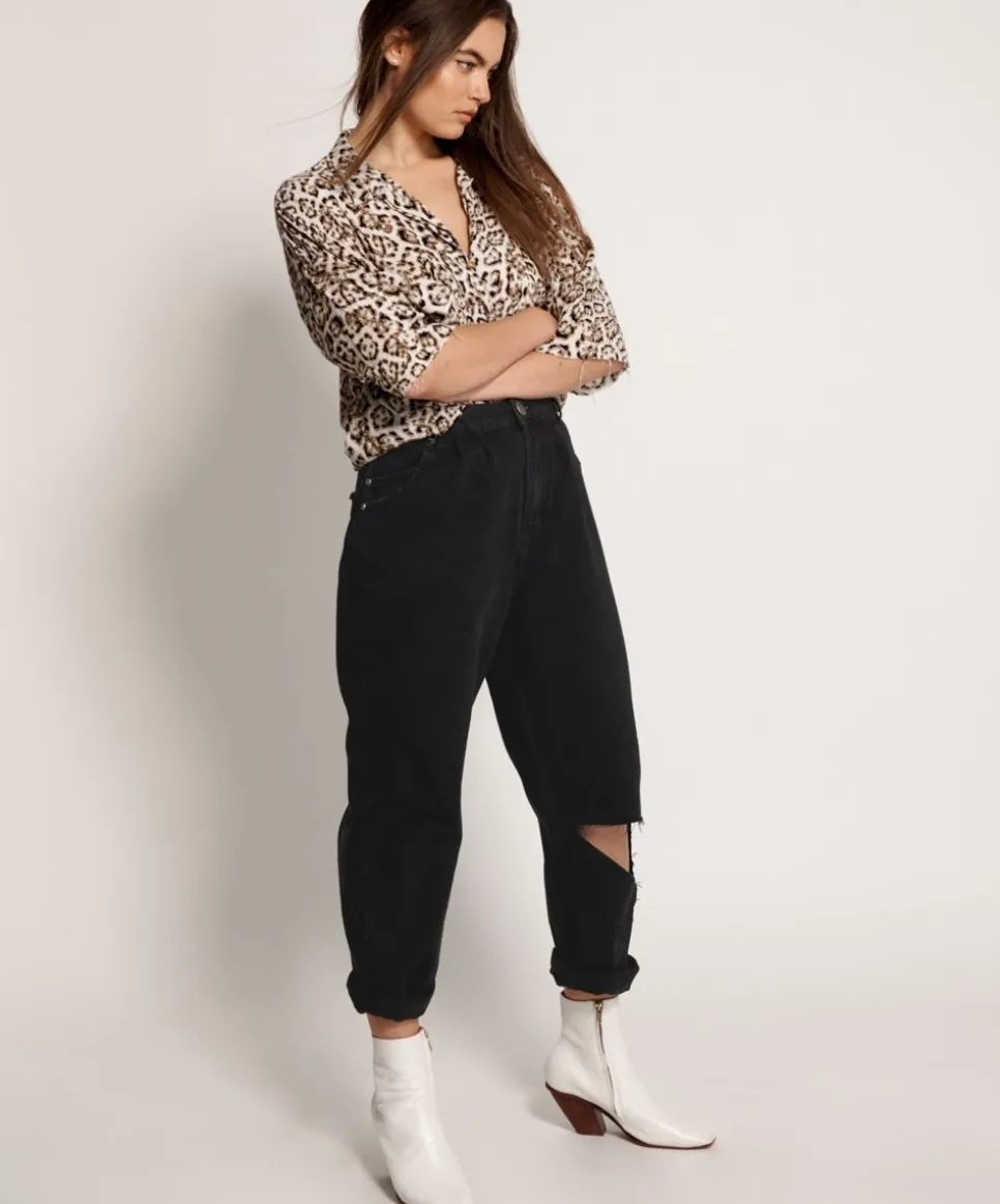 Denim Jeans|ONE TEASPOON Black Smiths High Waist Trouser Jeans