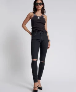 Denim Jeans|ONE TEASPOON Black Stretch Freebirds Ii High Waist Skinny Jeans