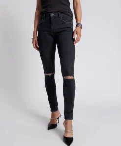 Denim Jeans|ONE TEASPOON Black Stretch Freebirds Ii High Waist Skinny Jeans