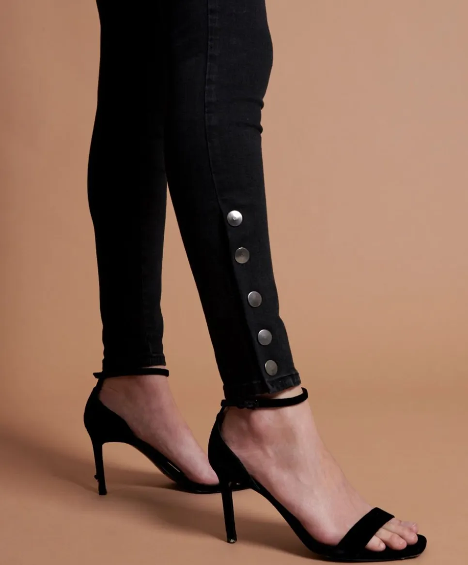 Denim Jeans|ONE TEASPOON Black Swan Preachers High Waist Skinny Jeans
