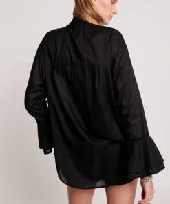 Shirts|ONE TEASPOON Black Voile Fantasie Shirt