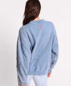 Hoodies And Sweats|ONE TEASPOON Blue Acid Retro Crew Sweater