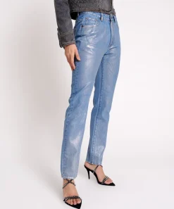 Denim Jeans|ONE TEASPOON Blue Future Awesome Baggies High Waist Straight Leg Jeans