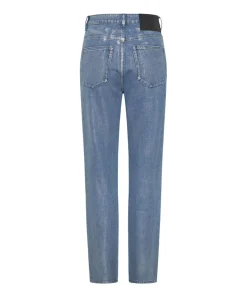 Denim Jeans|ONE TEASPOON Blue Future Awesome Baggies High Waist Straight Leg Jeans