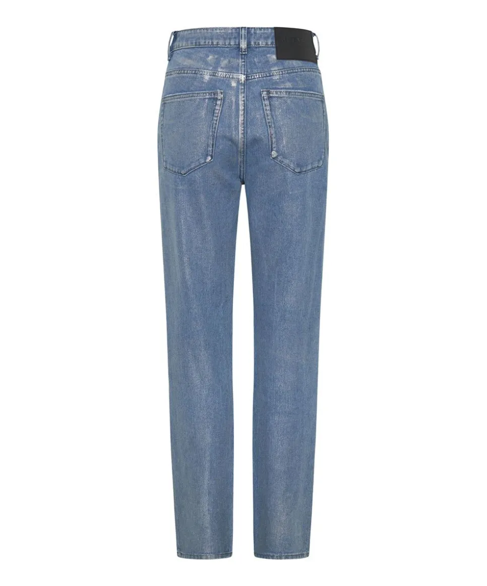 Denim Jeans|ONE TEASPOON Blue Future Awesome Baggies High Waist Straight Leg Jeans